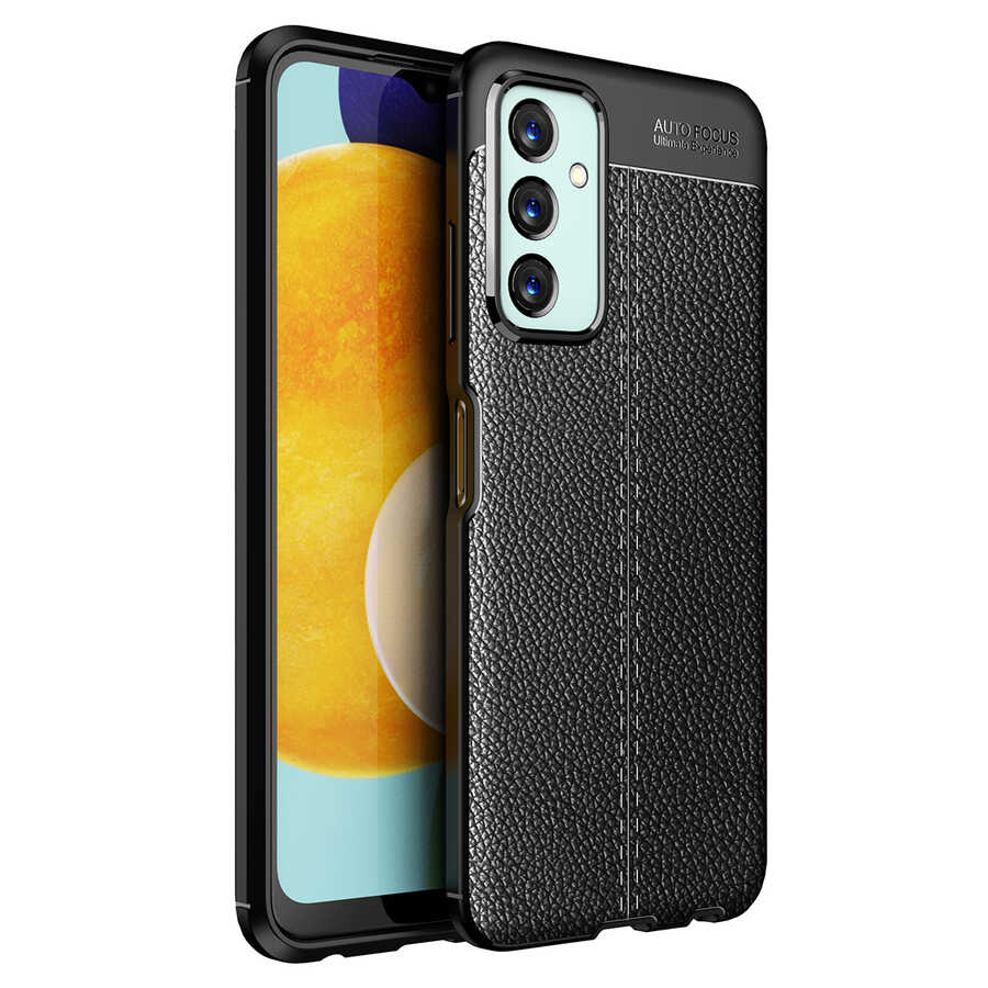 Galaxy M23 Kılıf NXXA Niss Silikon Kapak-Siyah