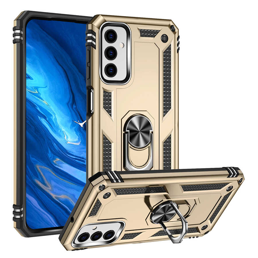Galaxy M23 Kılıf NXXA Vega Kapak-Gold