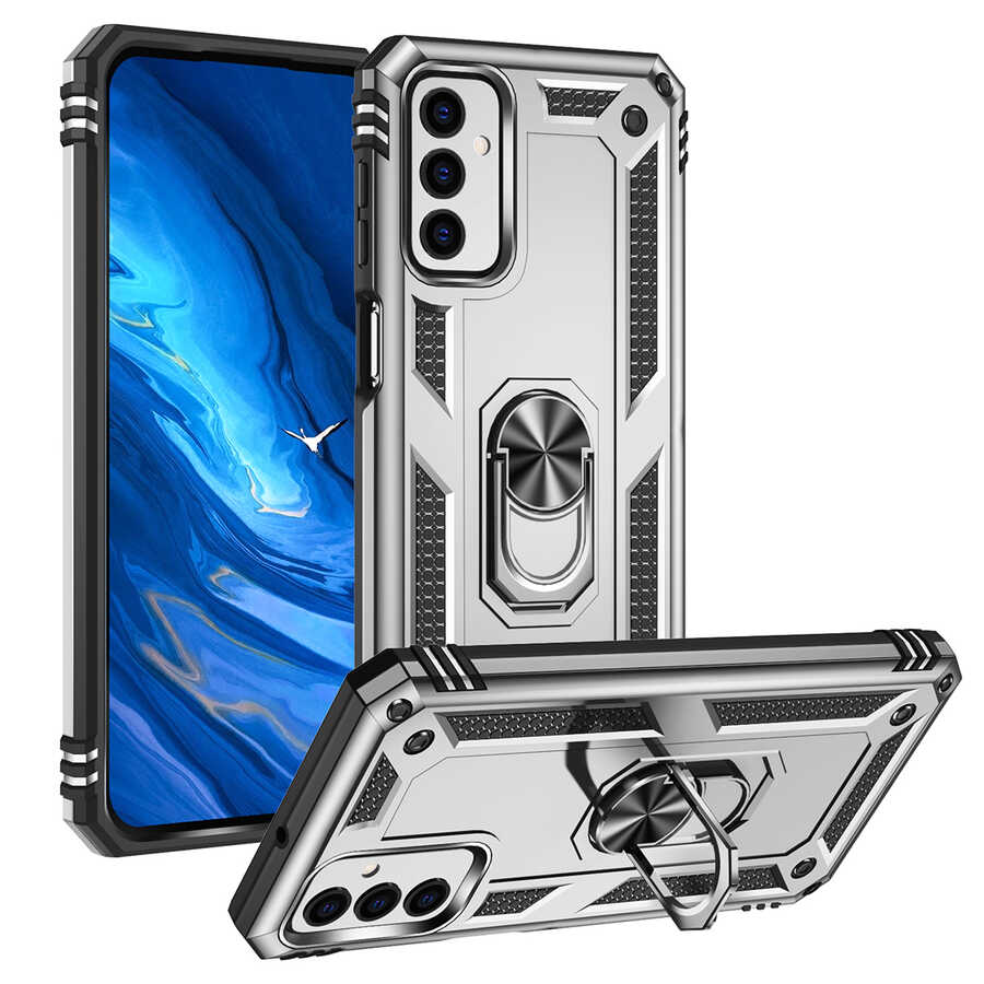 Galaxy M23 Kılıf NXXA Vega Kapak-Gri