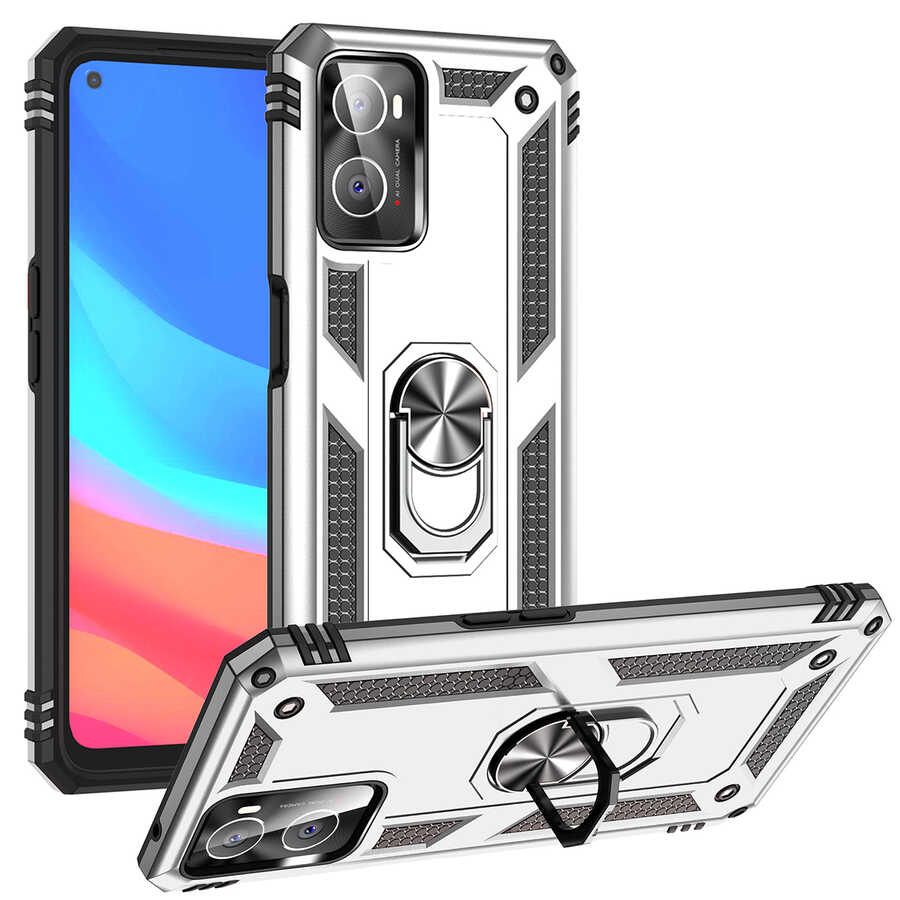 Oppo A36 Kılıf NXXA Vega Kapak-Gri