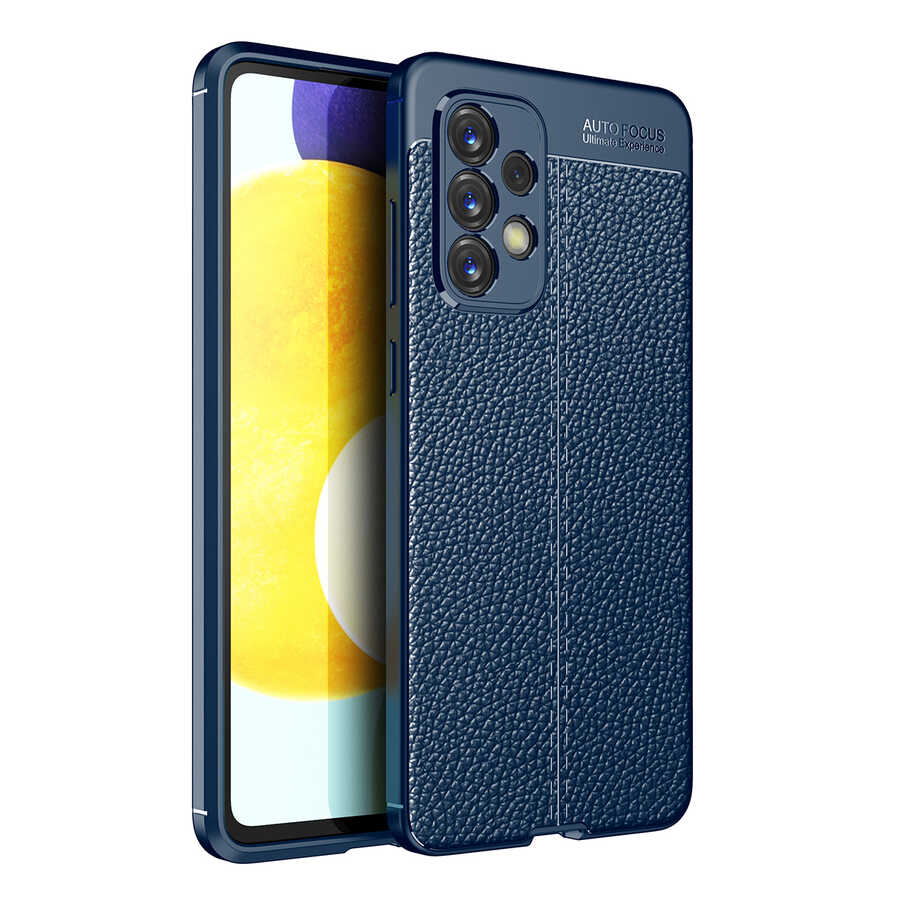 Galaxy A33 5G Kılıf NXXA Niss Silikon Kapak-Lacivert