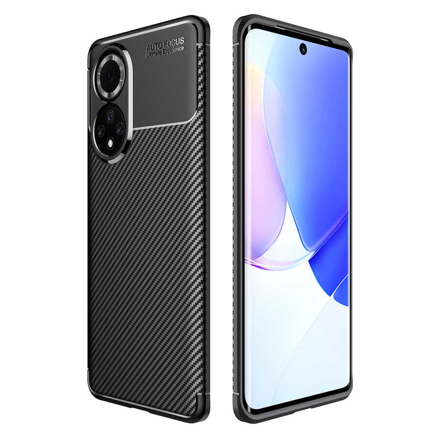 Huawei Nova 9 Kılıf NXXA Negro Silikon Kapak-Siyah