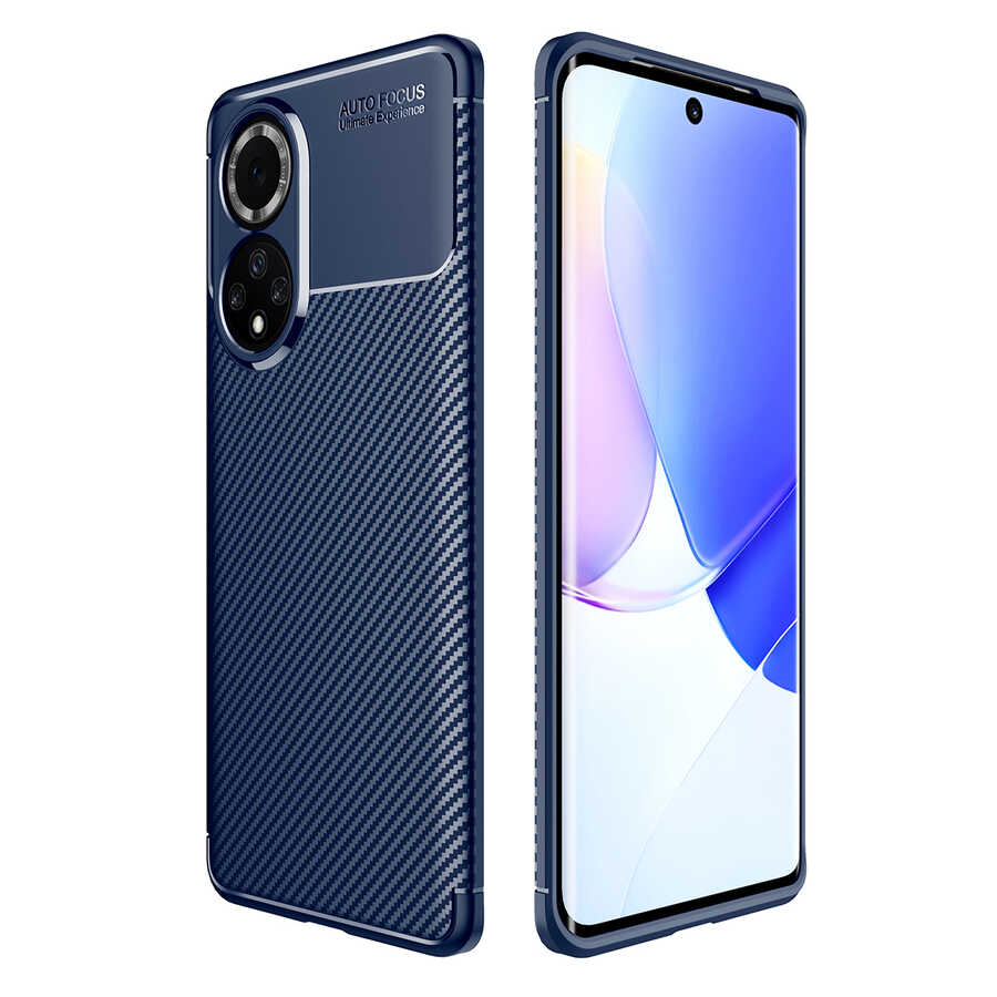Huawei Nova 9 Kılıf NXXA Negro Silikon Kapak-Lacivert