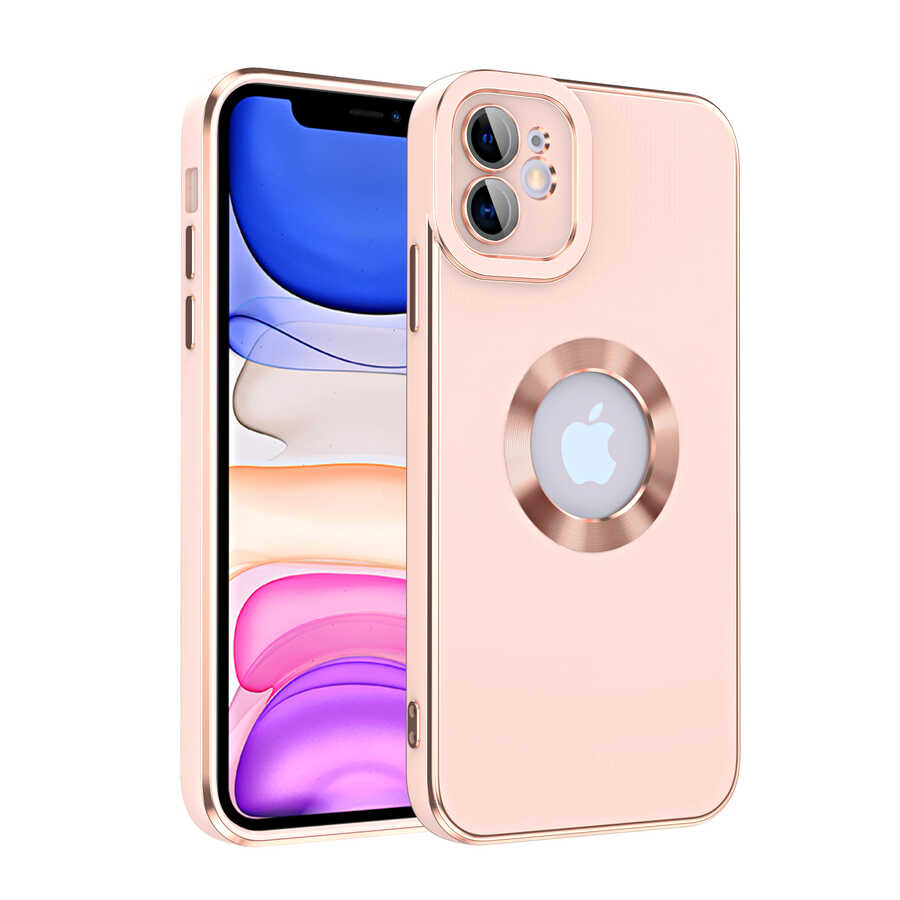 iPhone 11 Kılıf NXXA Kongo Kapak-Rose Gold