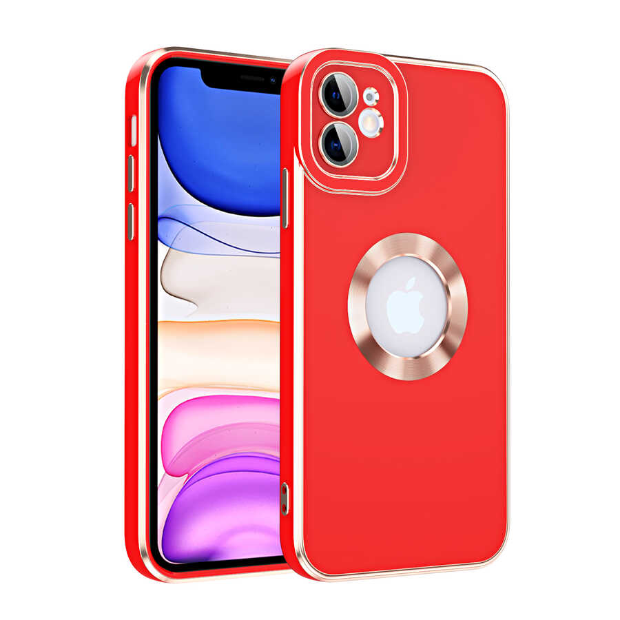 iPhone 12 Uyumlu NXXA Kongo Kapak-Kırmızı