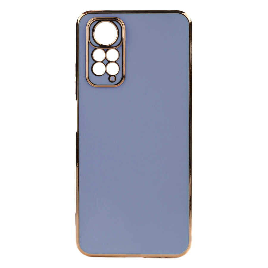 Xiaomi Redmi Note 11 Global Kılıf NXXA Bark Kapak-Mavi Açık