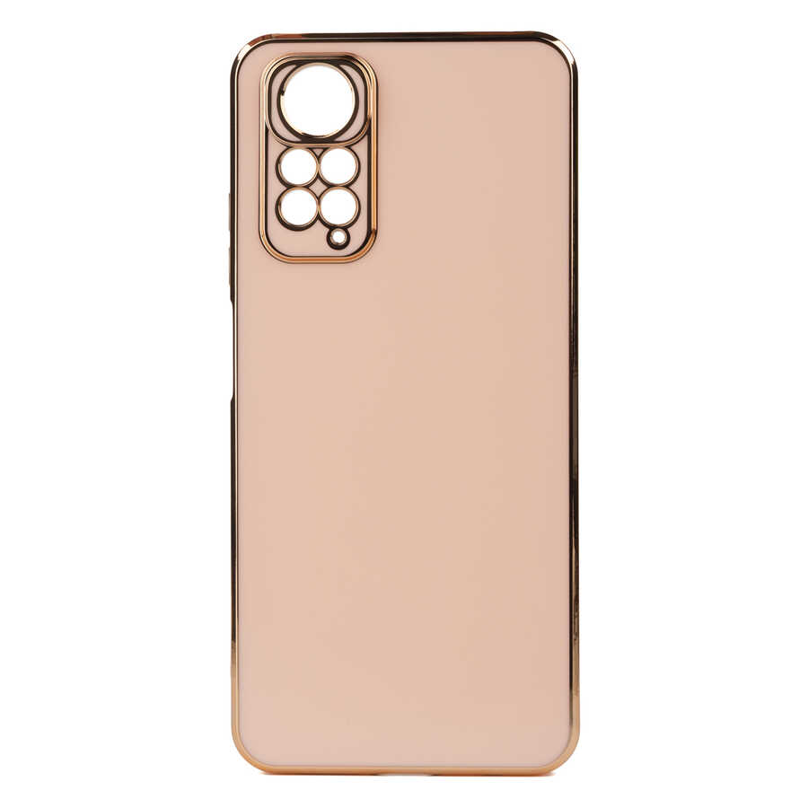 Xiaomi Redmi Note 11S Global Kılıf NXXA Bark Kapak-Rose Gold
