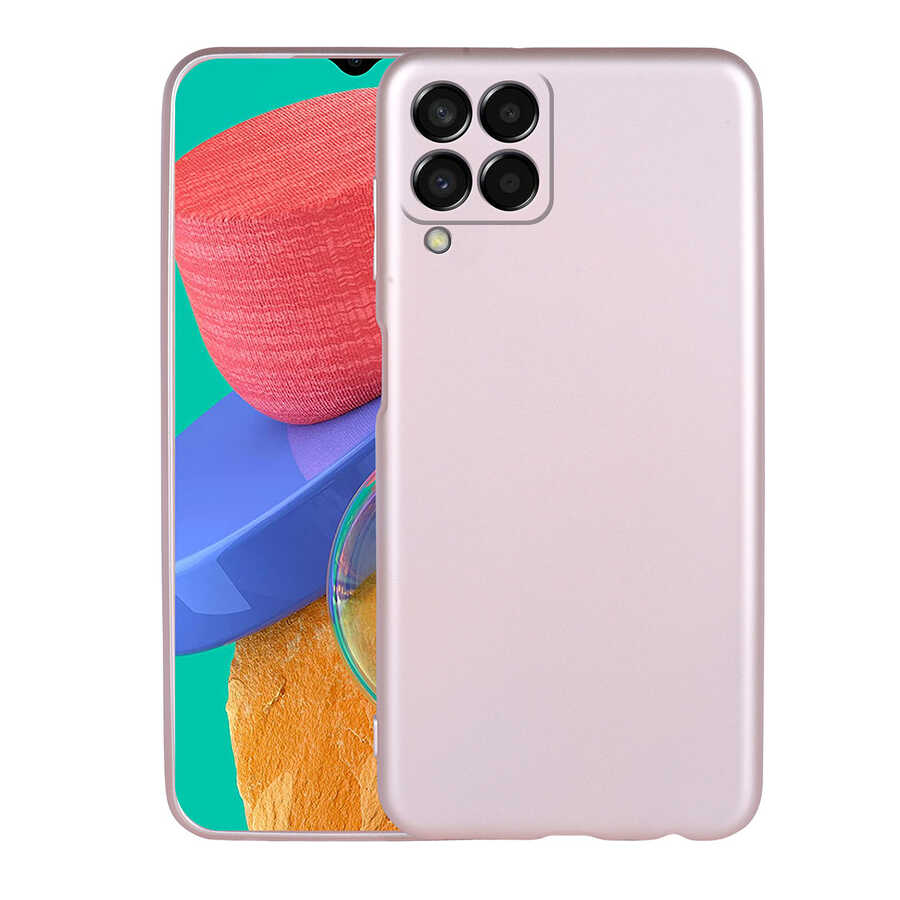 Galaxy M33 Kılıf NXXA Premier Silikon Kapak-Rose Gold