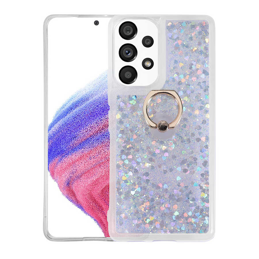 Galaxy A33 5G Kılıf NXXA Milce Kapak-Gümüş