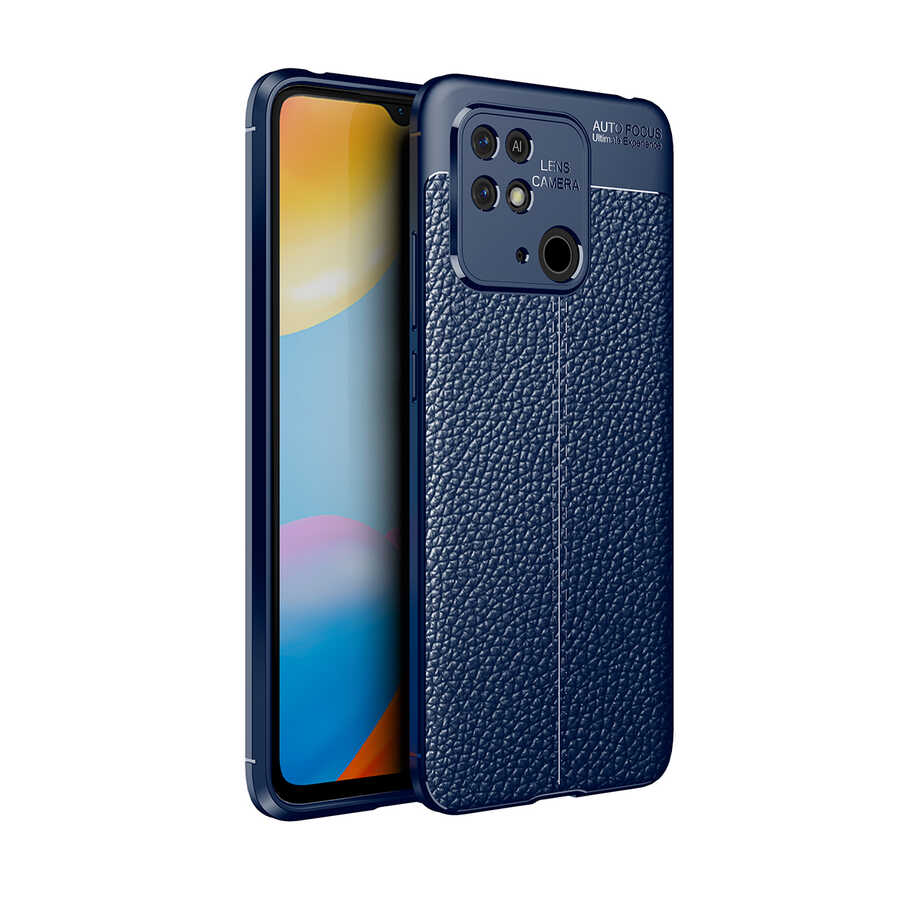 Xiaomi Redmi 10C Kılıf NXXA Niss Silikon Kapak-Lacivert