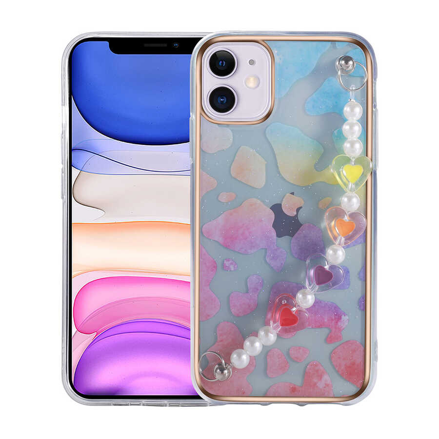 iPhone 11 Kılıf NXXA Pilla Kapak-Colorful