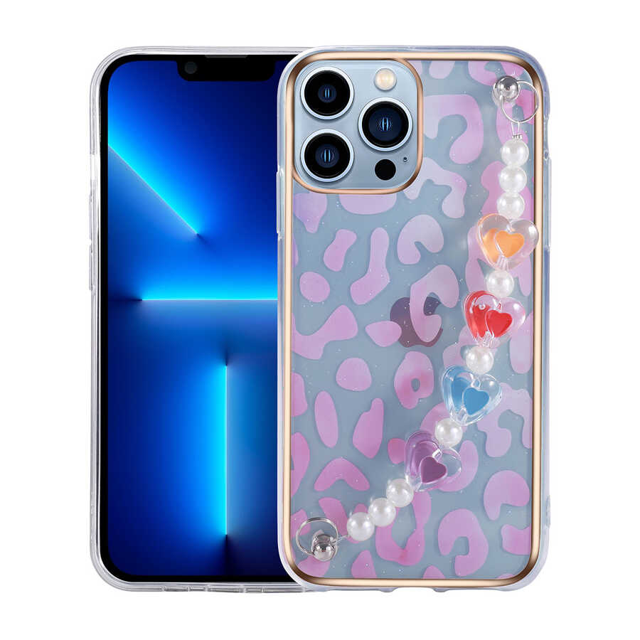 iPhone 13 Pro Max Uyumlu NXXA Pilla Kapak-Pembe
