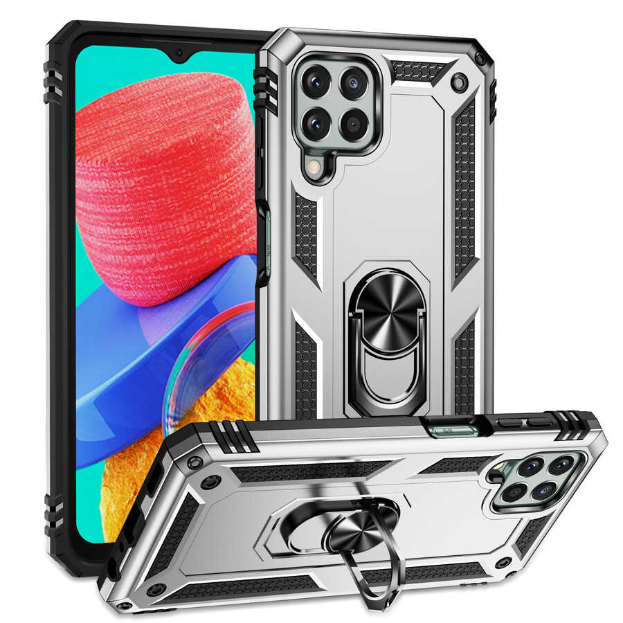 Galaxy M33 Kılıf NXXA Vega Kapak-Gri
