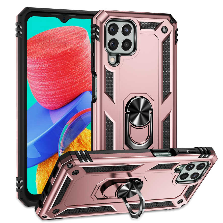 Galaxy M33 Kılıf NXXA Vega Kapak-Rose Gold