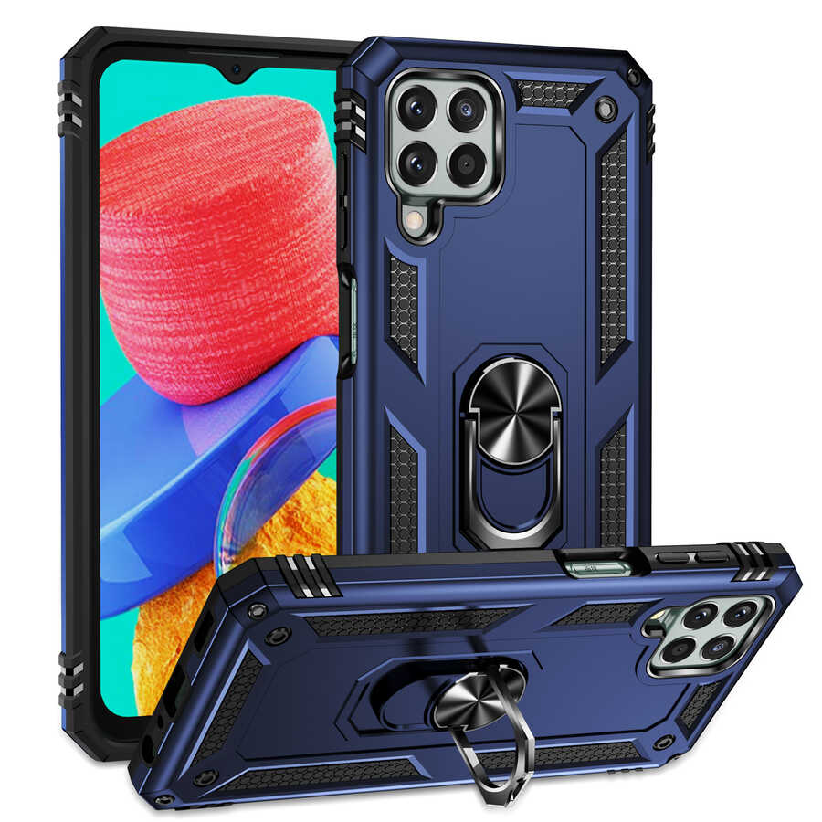 Galaxy M33 Kılıf NXXA Vega Kapak-Mavi