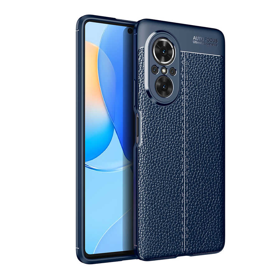 Huawei Nova 9 SE Kılıf NXXA Niss Silikon Kapak-Lacivert