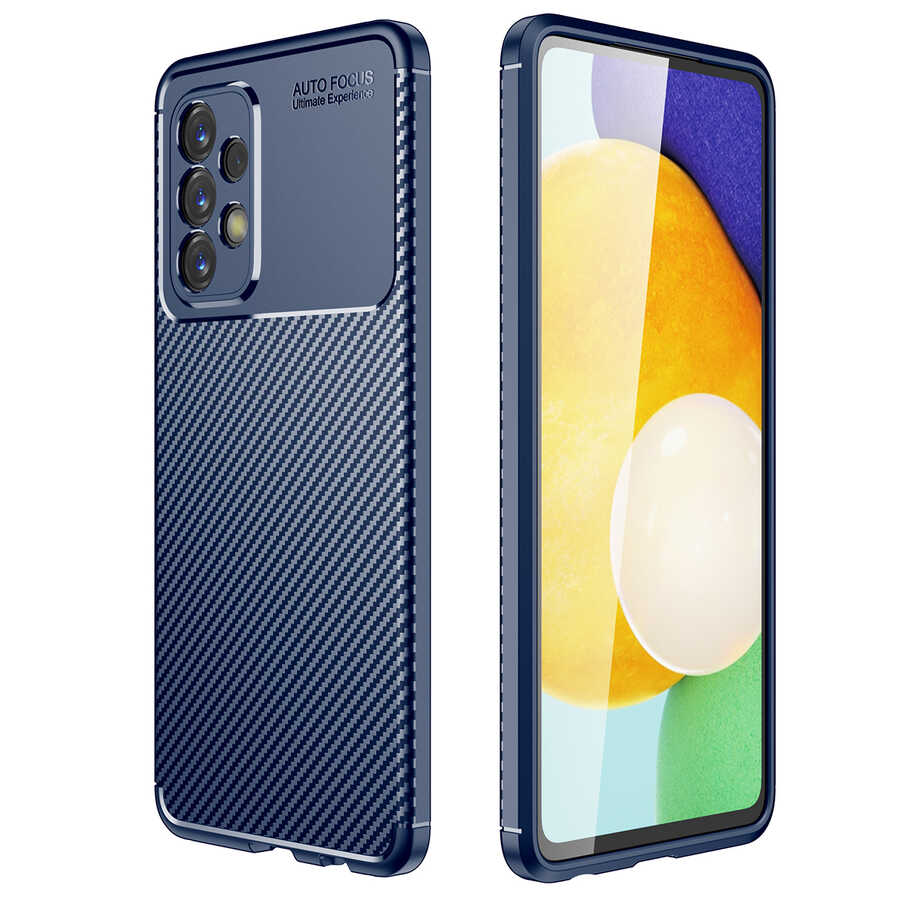 Galaxy A23 Kılıf NXXA Negro Silikon Kapak-Lacivert