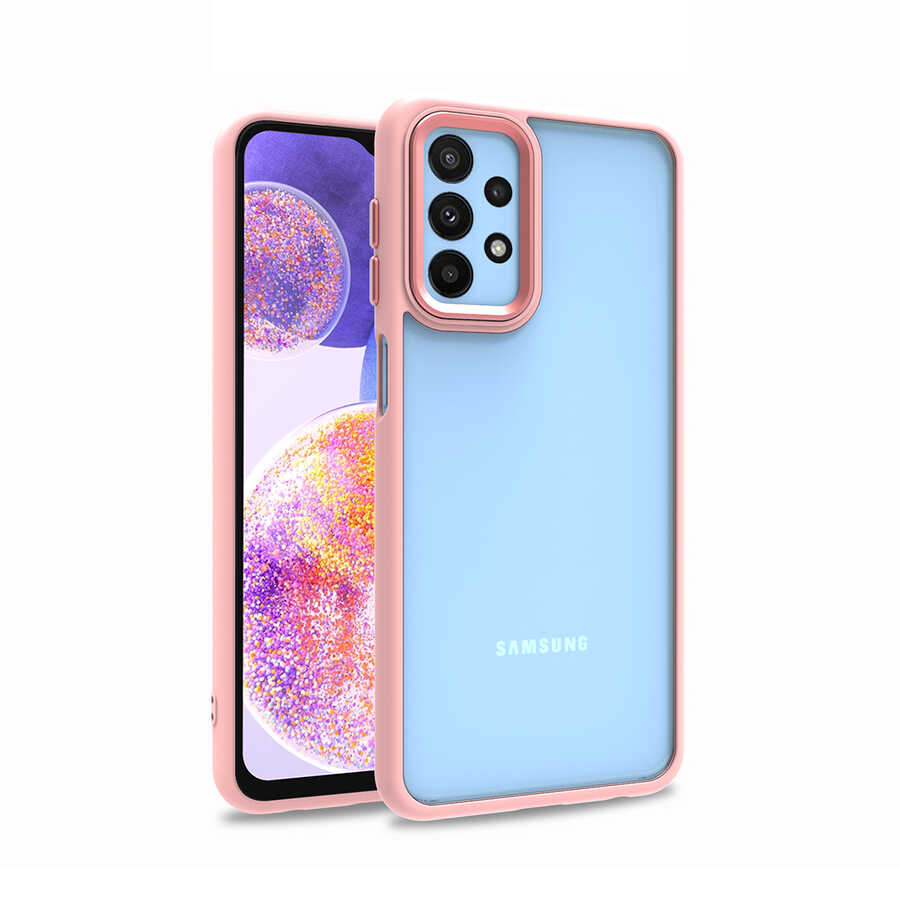 Galaxy A23 Kılıf NXXA Flora Kapak-Rose Gold