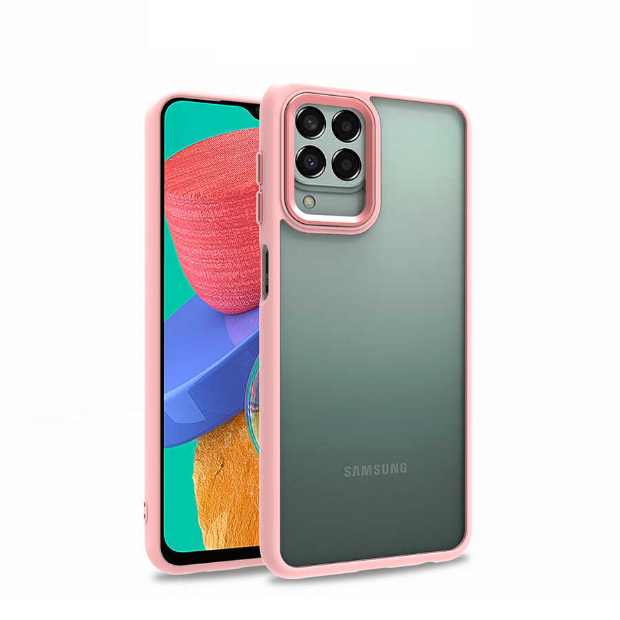 Galaxy M33 Kılıf NXXA Flora Kapak-Rose Gold