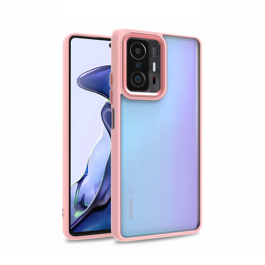 Xiaomi Mi 11T 5G Kılıf NXXA Flora Kapak-Rose Gold