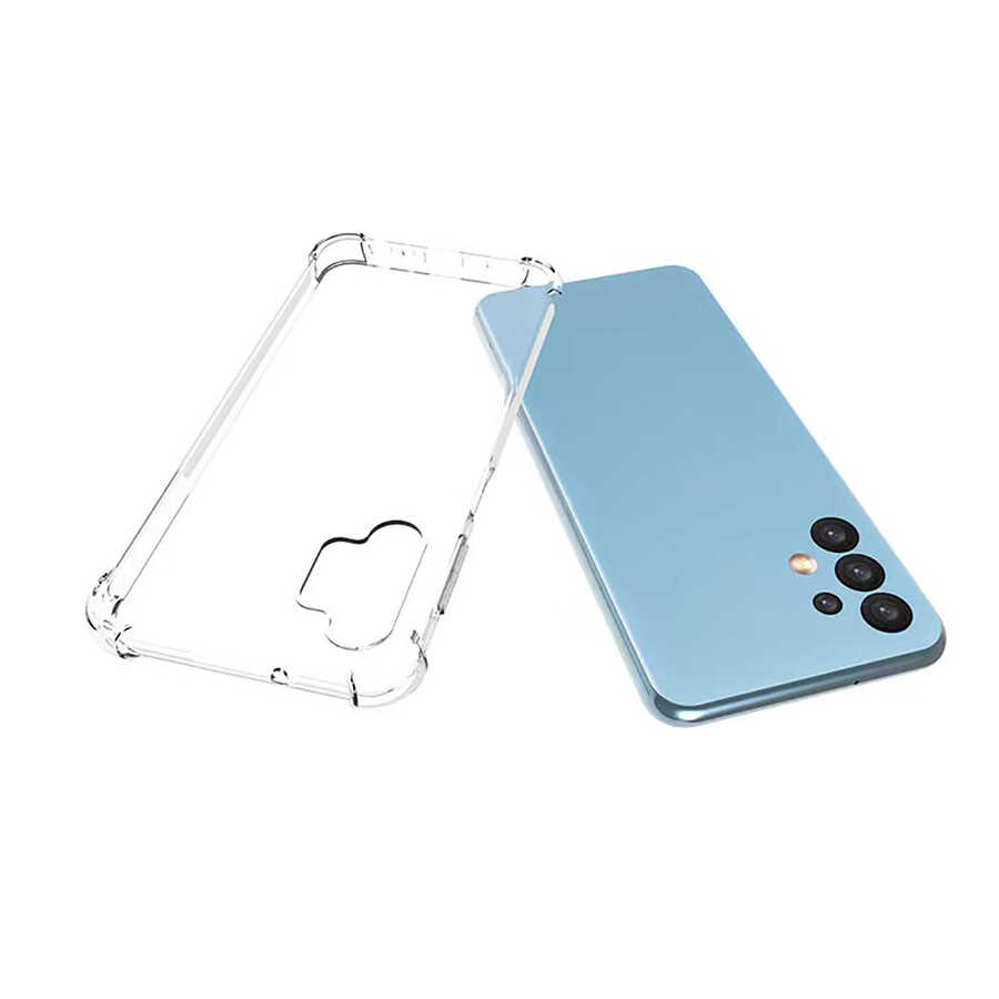 Galaxy A13 4G Kılıf NXXA Nitro Anti Shock Silikon-Renksiz