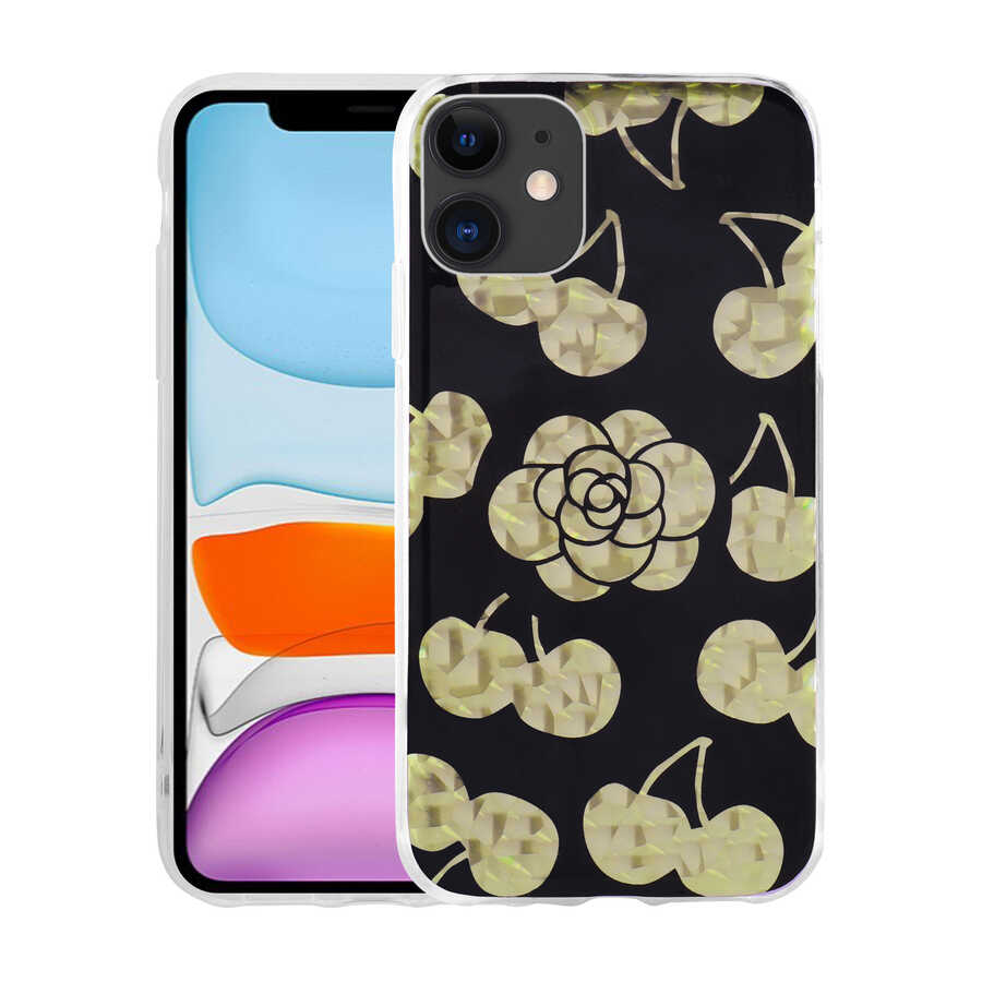 iPhone 11 Uyumlu Desenli Sert NXXA Elnov Kapak-NO1