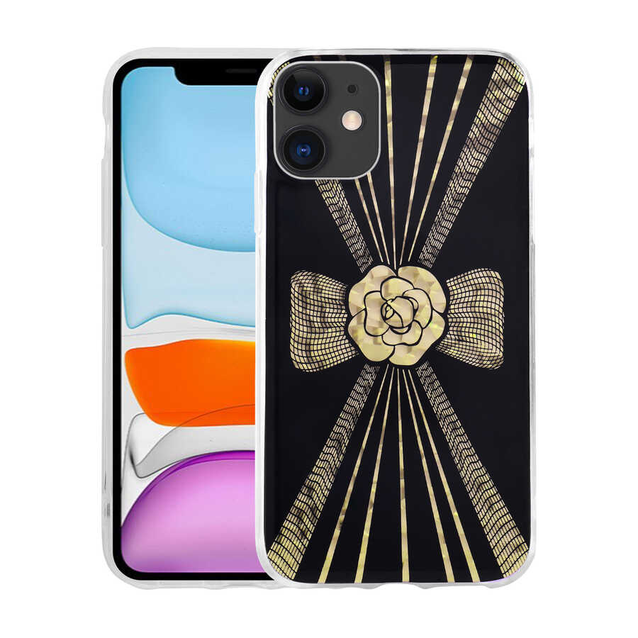 iPhone 11 Kılıf Desenli Sert NXXA Elnov Kapak-NO3