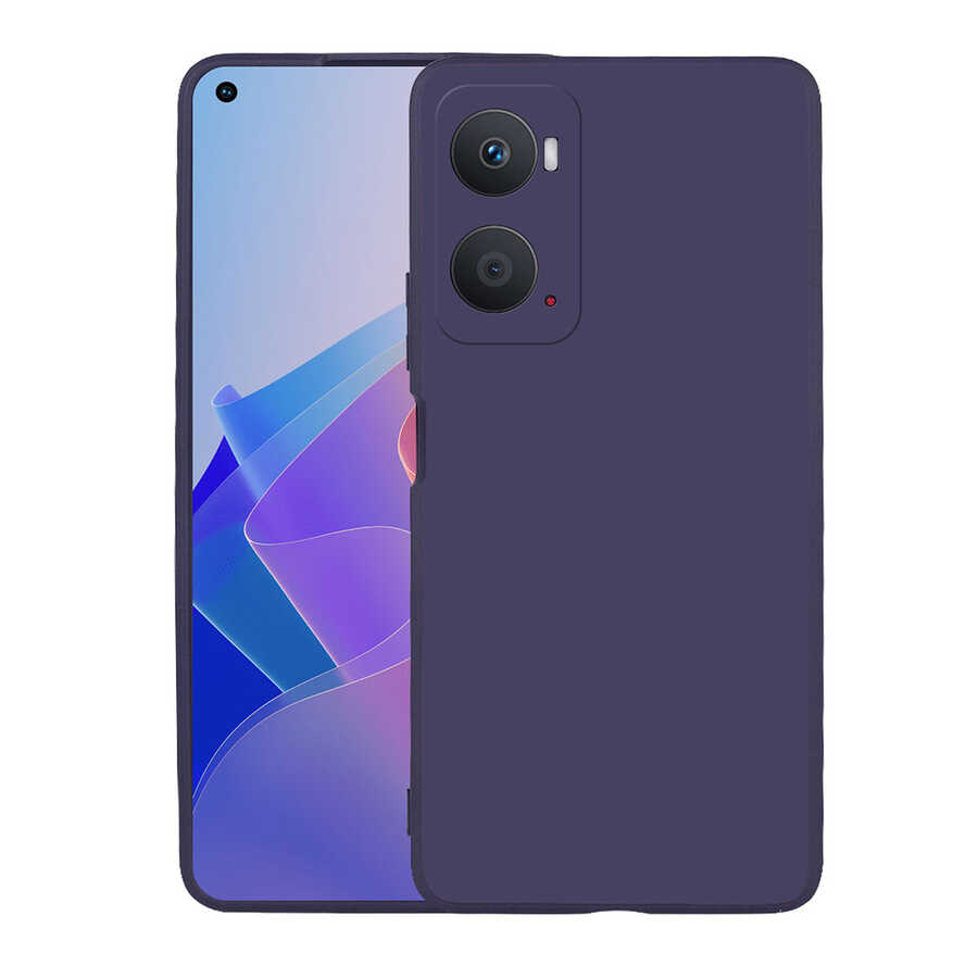 Oppo A76 Kılıf NXXA Premier Silikon Kapak-Lacivert