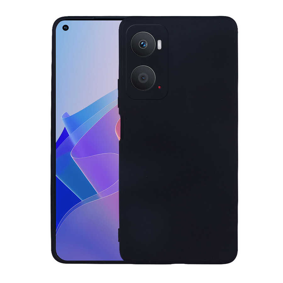 Oppo A76 Kılıf NXXA Premier Silikon Kapak-Siyah