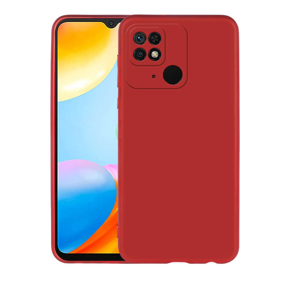 Xiaomi Poco C40 Kılıf NXXA Premier Silikon Kapak-Kırmızı