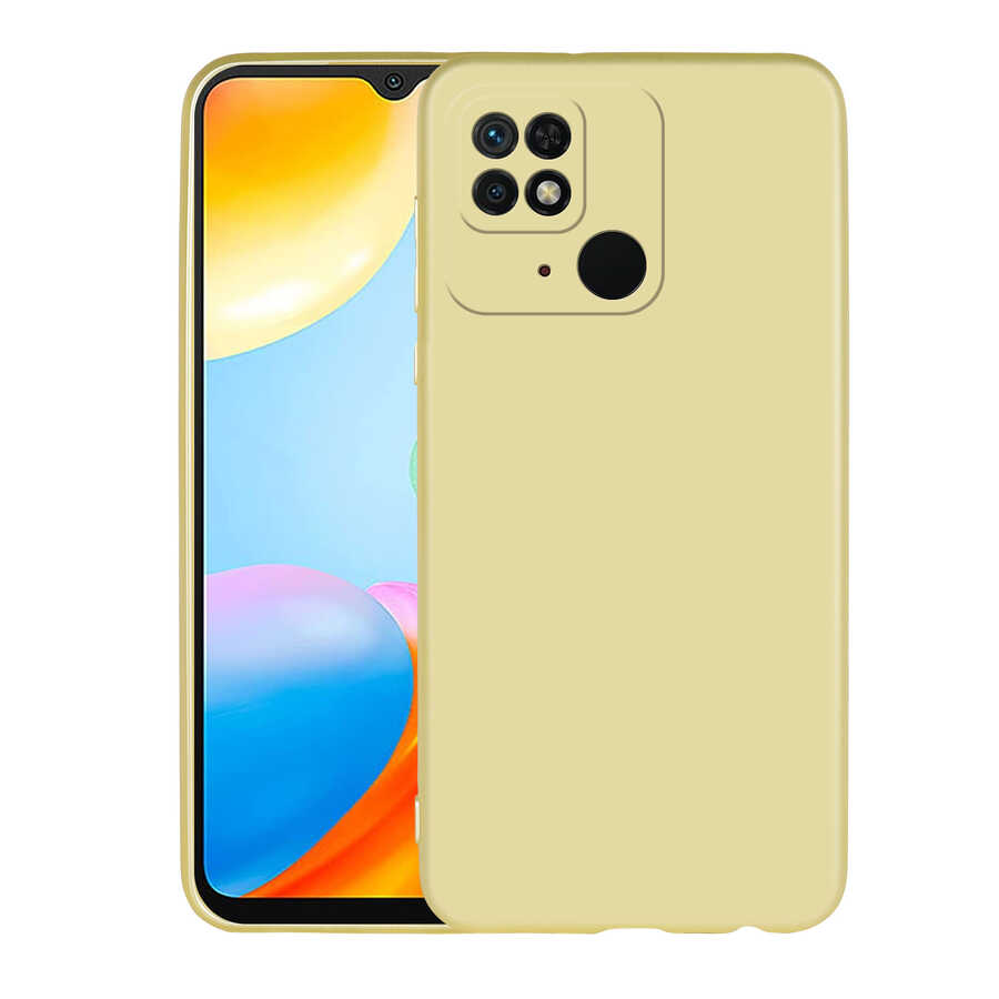 Xiaomi Poco C40 Kılıf NXXA Premier Silikon Kapak-Gold