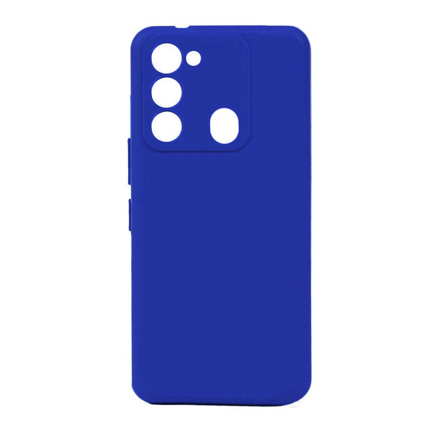 Tecno Spark 8C Kılıf NXXA Biye Silikon-Mavi