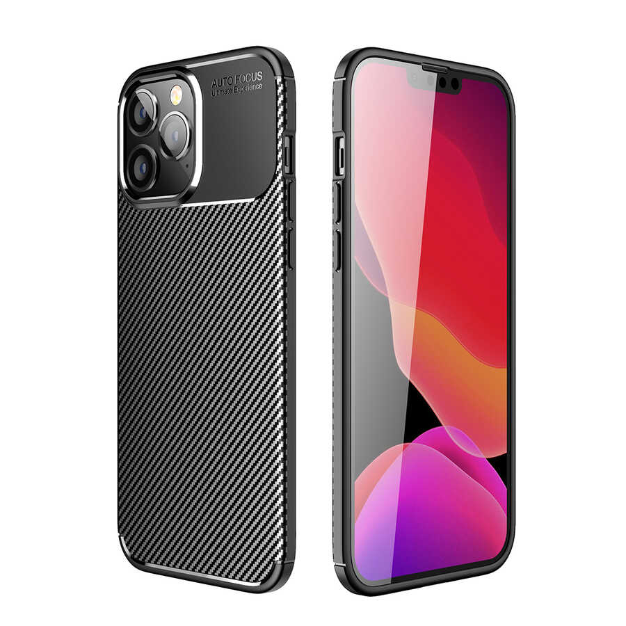iPhone 14 Pro Max Uyumlu NXXA Negro Silikon Kapak-Siyah