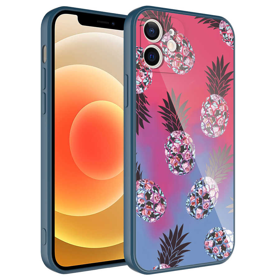 iPhone 11 Kılıf Kamera Korumalı Desenli Sert Silikon NXXA Epoksi Kapak-NO3