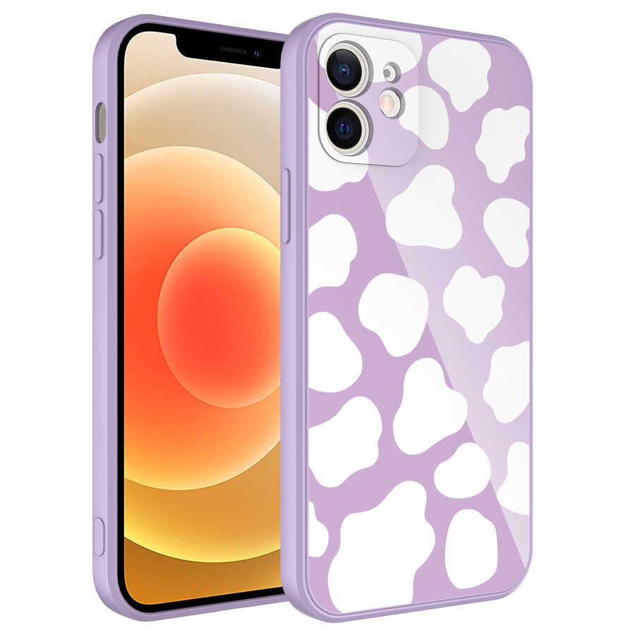 iPhone 11 Uyumlu Kamera Korumalı Desenli Sert Silikon NXXA Epoksi Kapak-NO6