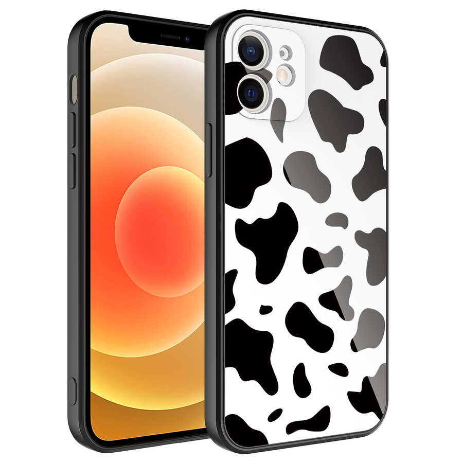 iPhone 11 Uyumlu Kamera Korumalı Desenli Sert Silikon NXXA Epoksi Kapak-NO7