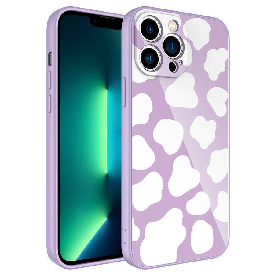 iPhone 13 Pro Kılıf Kamera Korumalı Desenli Sert Silikon NXXA Epoksi Kapak-NO6