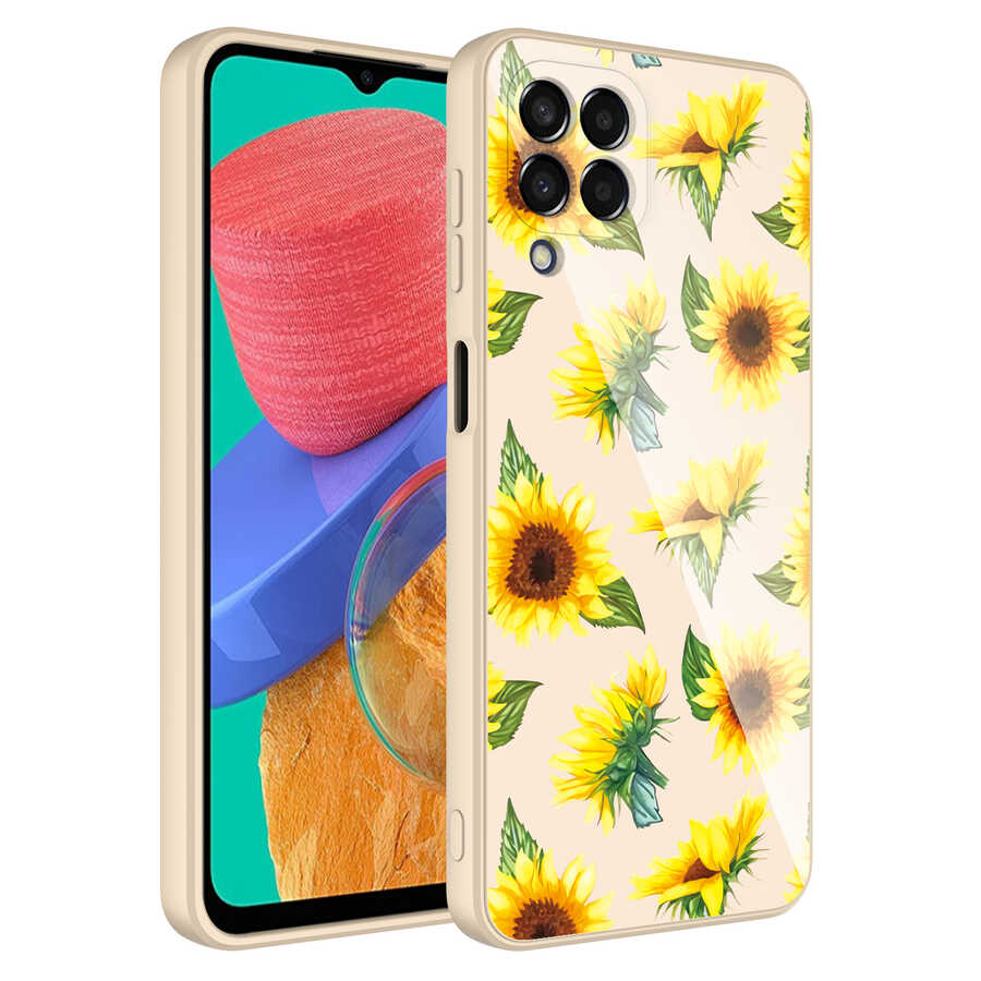 Galaxy M33 Kılıf Kamera Korumalı Desenli Sert Silikon NXXA Epoksi Kapak-NO2