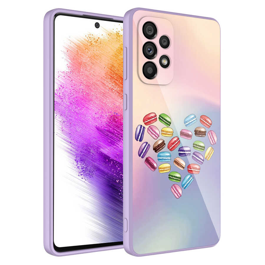 Galaxy A23 Kılıf Kamera Korumalı Desenli Sert Silikon NXXA Epoksi Kapak-NO1