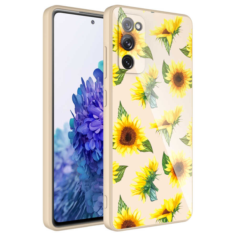 Galaxy S20 FE Kılıf Kamera Korumalı Desenli Sert Silikon NXXA Epoksi Kapak-NO2