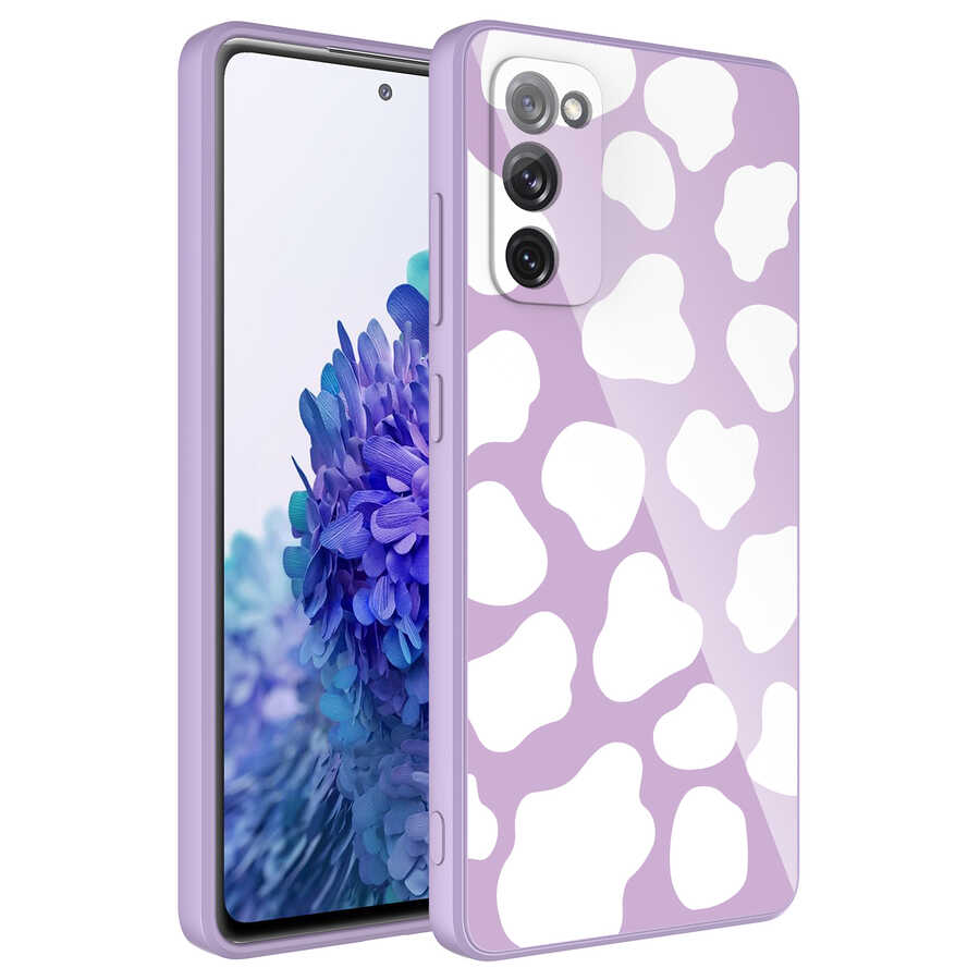 Galaxy S20 FE Kılıf Kamera Korumalı Desenli Sert Silikon NXXA Epoksi Kapak-NO6