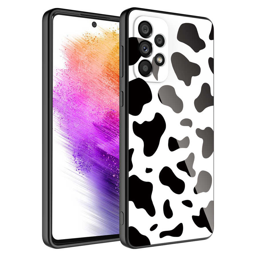 Galaxy A13 4G Kılıf Kamera Korumalı Desenli Sert Silikon NXXA Epoksi Kapak-NO7