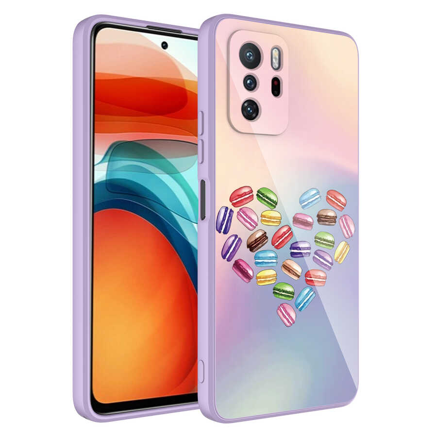 Xiaomi Redmi Note 10 Pro Kılıf Kamera Korumalı Desenli Sert Silikon NXXA Epoksi Kapak-NO1