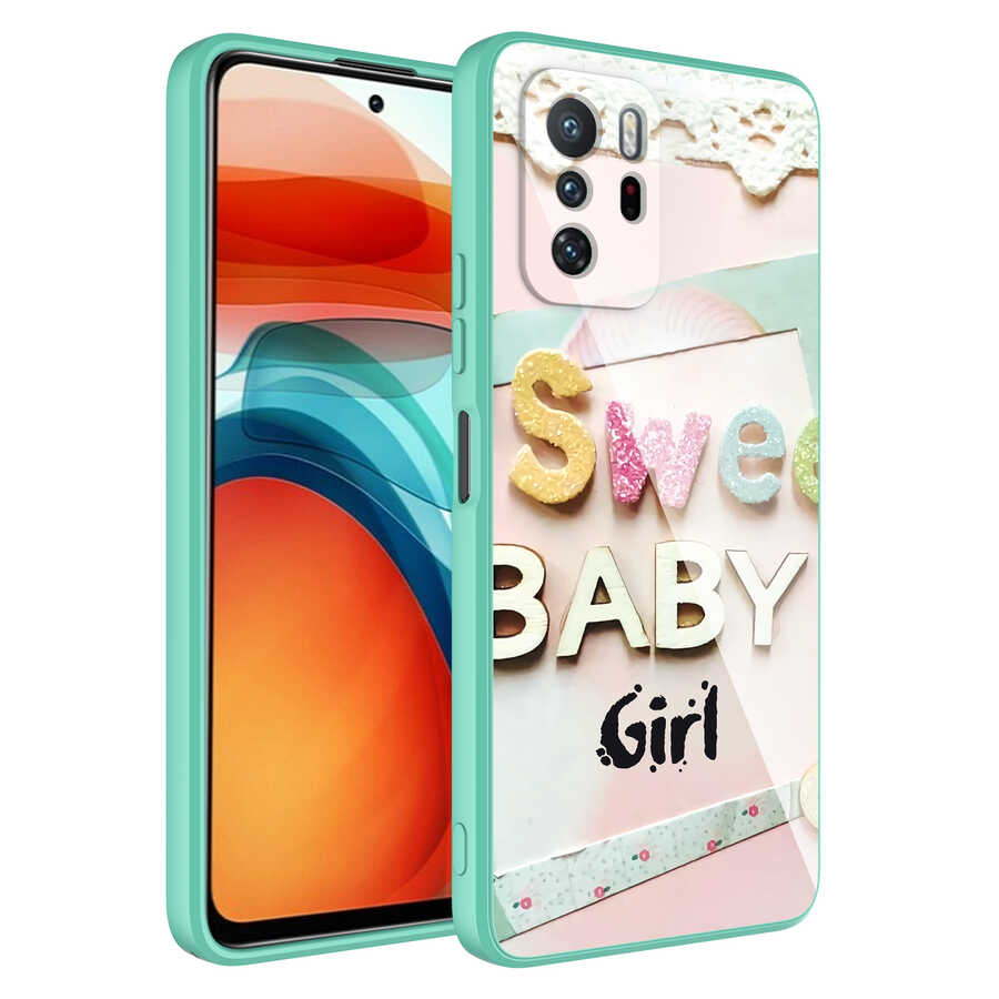 Xiaomi Redmi Note 10 Pro Kılıf Kamera Korumalı Desenli Sert Silikon NXXA Epoksi Kapak-NO5
