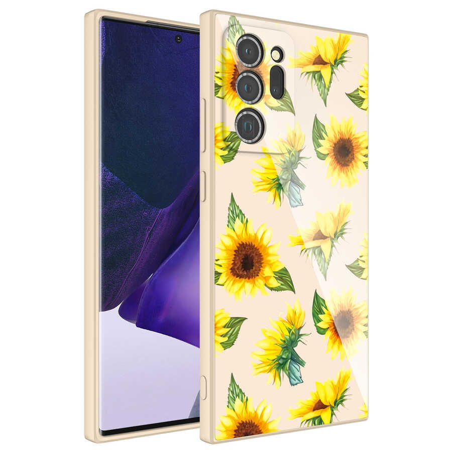 Galaxy Note 20 Ultra Kılıf Kamera Korumalı Desenli Sert Silikon NXXA Epoksi Kapak-NO2