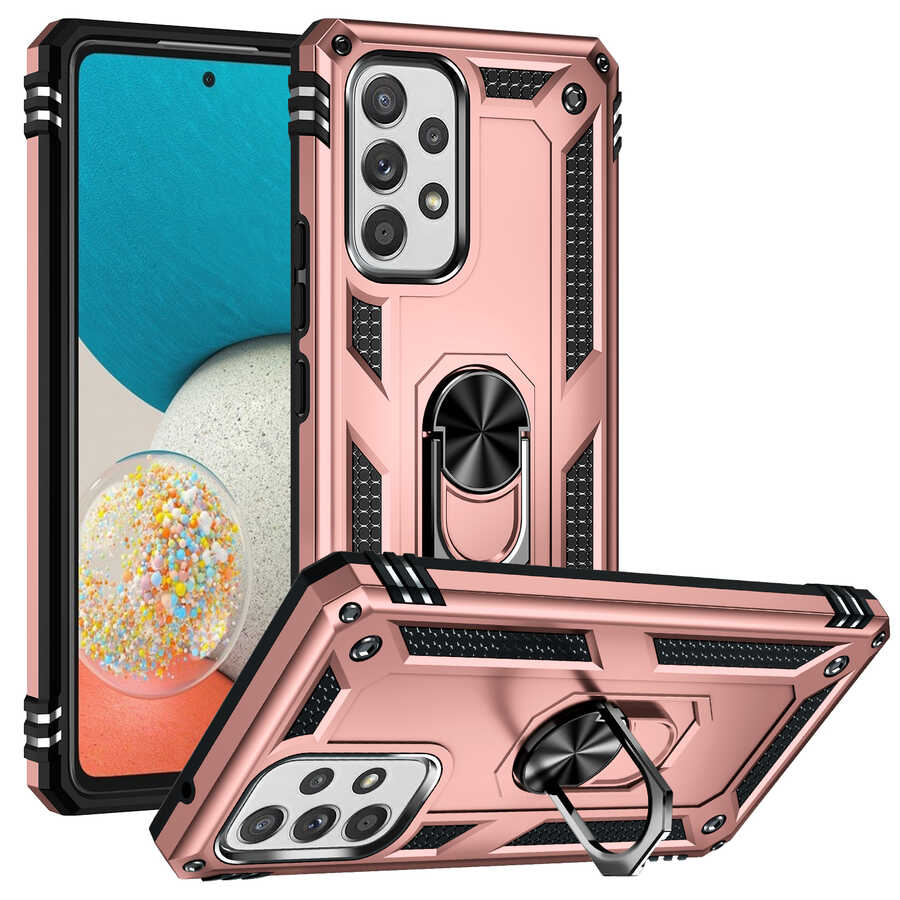 Galaxy A53 5G Kılıf NXXA Vega Kapak-Rose Gold