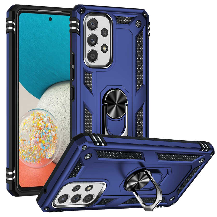 Galaxy A53 5G Kılıf NXXA Vega Kapak-Mavi