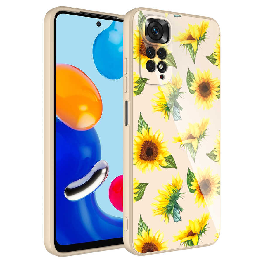 Xiaomi Redmi Note 11 Global Kılıf Kamera Korumalı Desenli Sert Silikon NXXA Epoksi Kapak-NO2