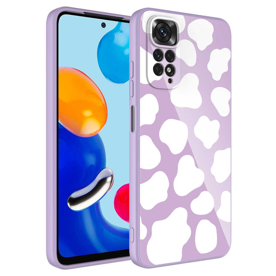 Xiaomi Redmi Note 11 Global Kılıf Kamera Korumalı Desenli Sert Silikon NXXA Epoksi Kapak-NO6