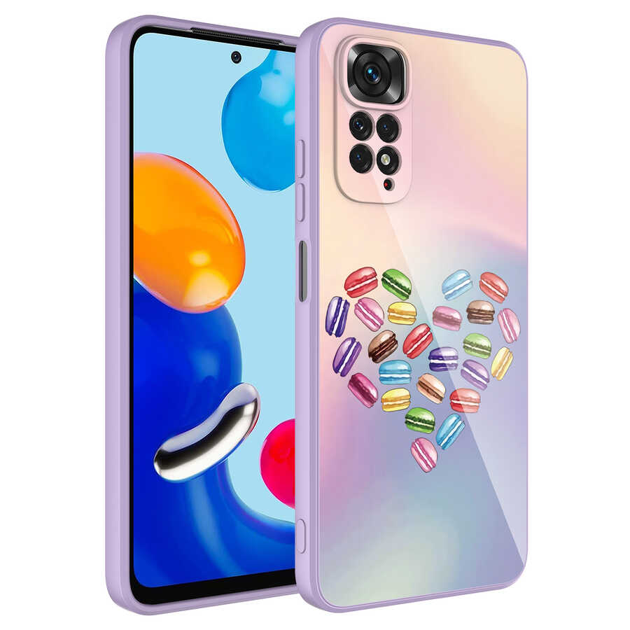 Xiaomi Redmi Note 11S Global Kılıf Kamera Korumalı Desenli Sert Silikon NXXA Epoksi Kapak-NO1